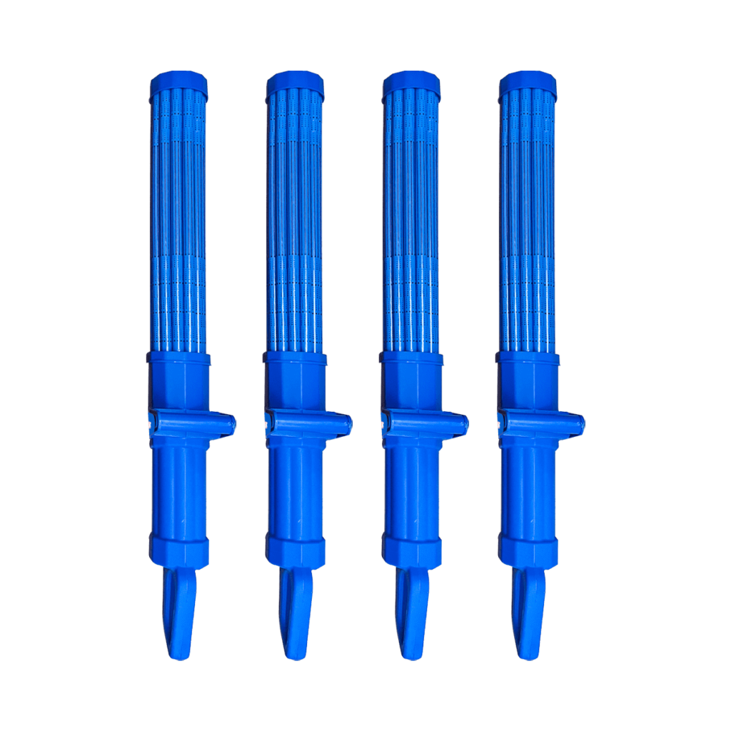 Roman Candles Fireworks Super Flame Blue Gatling
