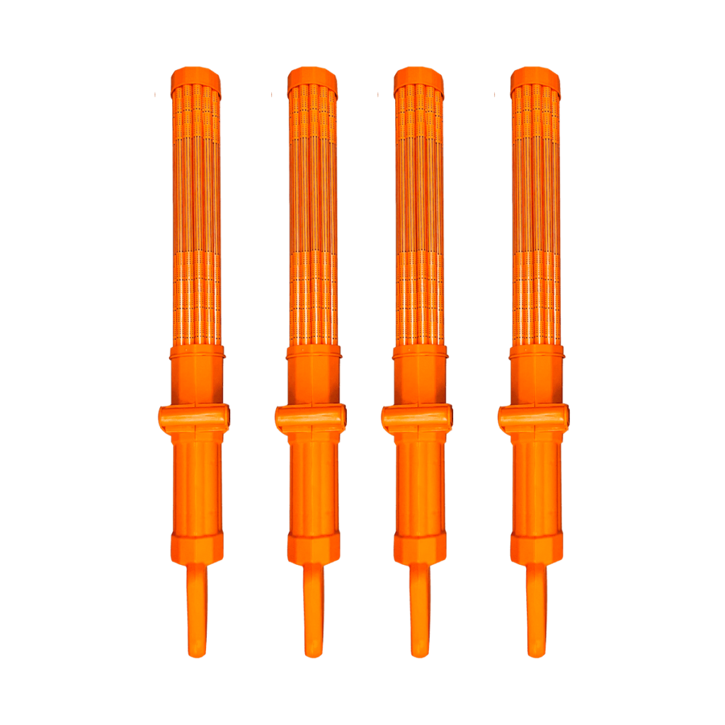 Roman Candles Fireworks Super Flame Orange Gatling